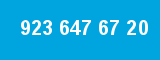 923 647 67 20